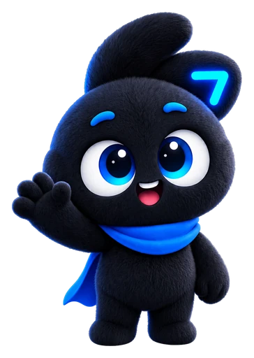 Frami, the built-in AI assistant, waving hello
